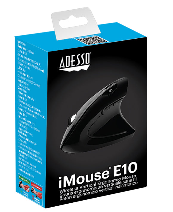Wireless Vertical Ergonomic Mouse for Classroom Use