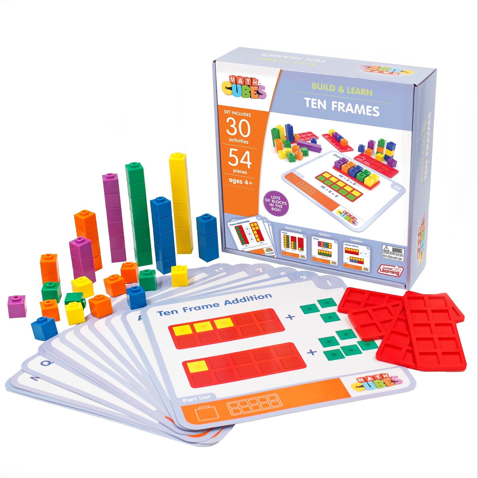 Mathcubes Bundle Classroom Math Manipulatives Kit for Hands-On Learning
