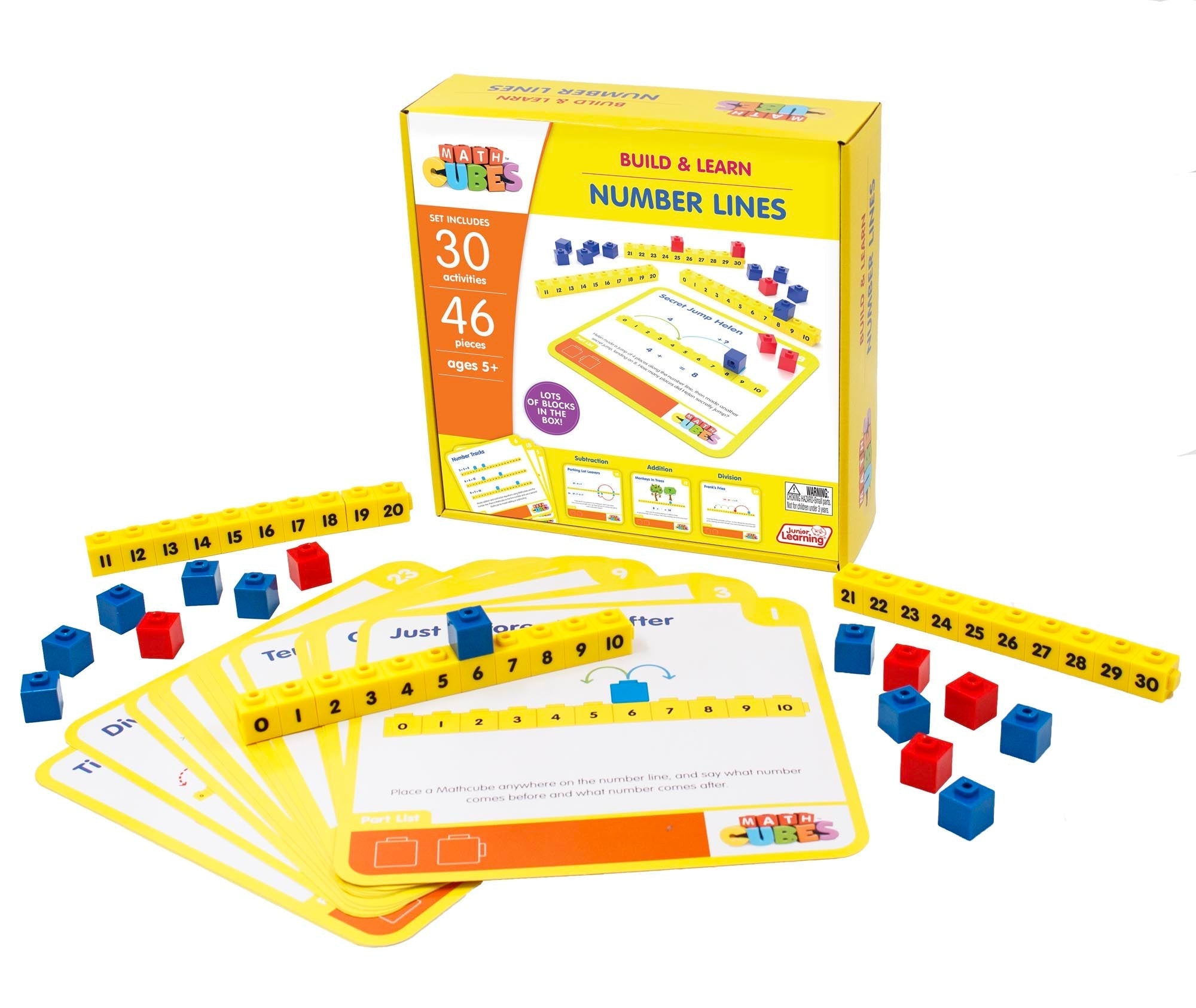 Mathcubes Bundle Classroom Math Manipulatives Kit for Hands-On Learning