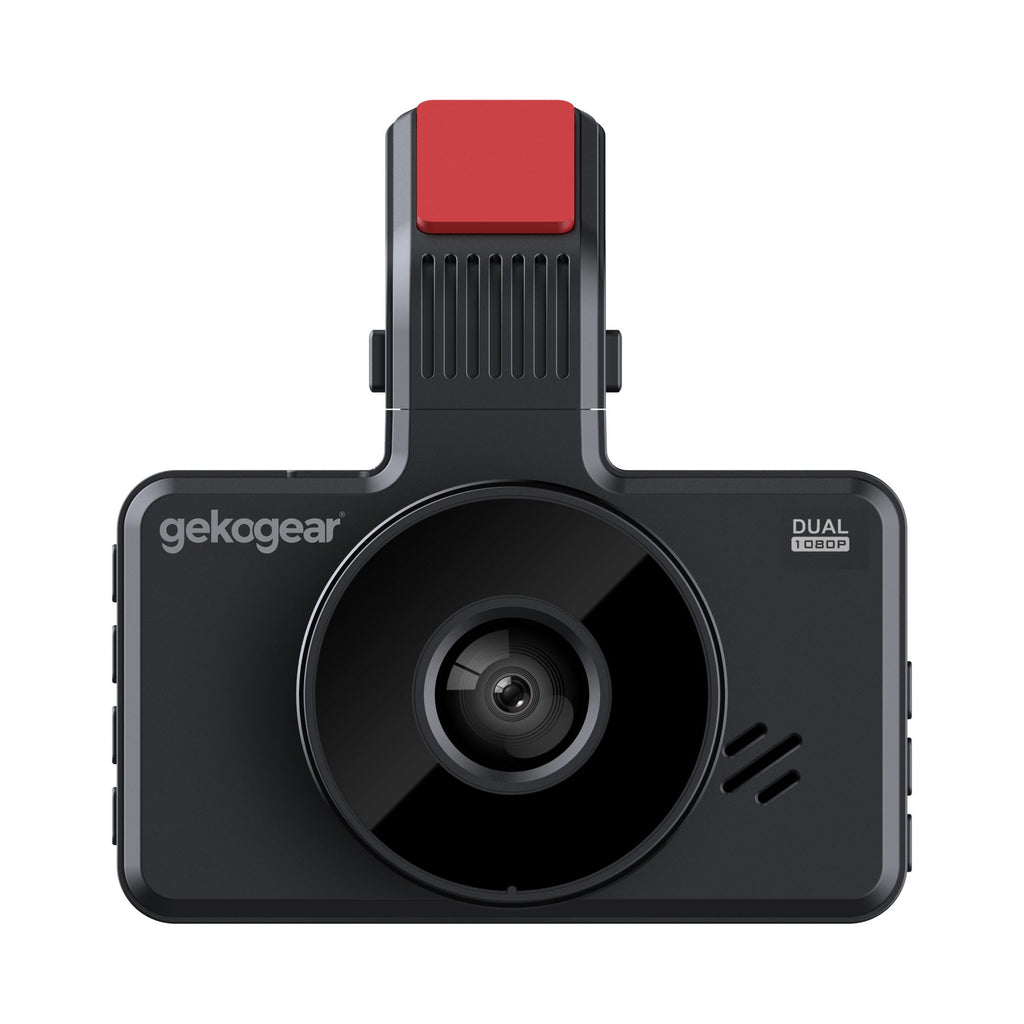 GekoGear Orbit D115 Full HD Dash Camera with 32GB microSD Card & Blind Spot Mirror