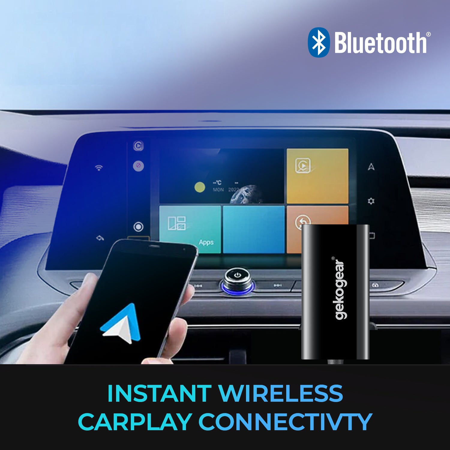 GekoGear Orbit A200 Wireless Android Auto Adapter