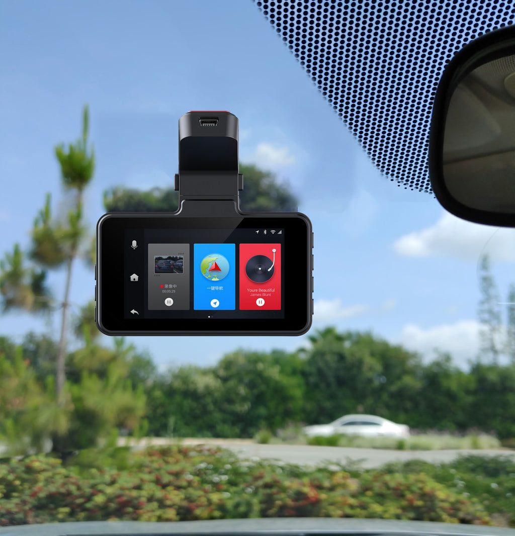GekoGear Orbit D115 Full HD Dash Camera with 32GB microSD Card & Blind Spot Mirror