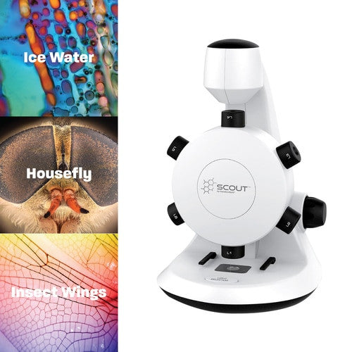 HamiltonBuhl Scout™ Digital Microscope with 6 Magnification Lenses