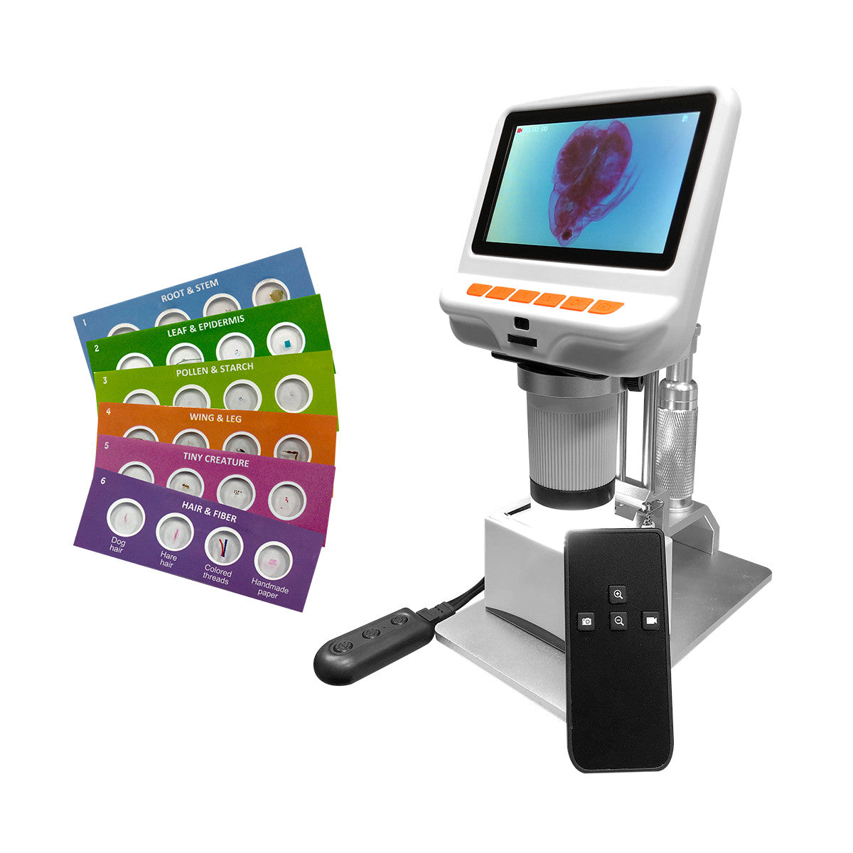 ScoutPro Digital Microscope with 4" Monitor & Prepared Slides