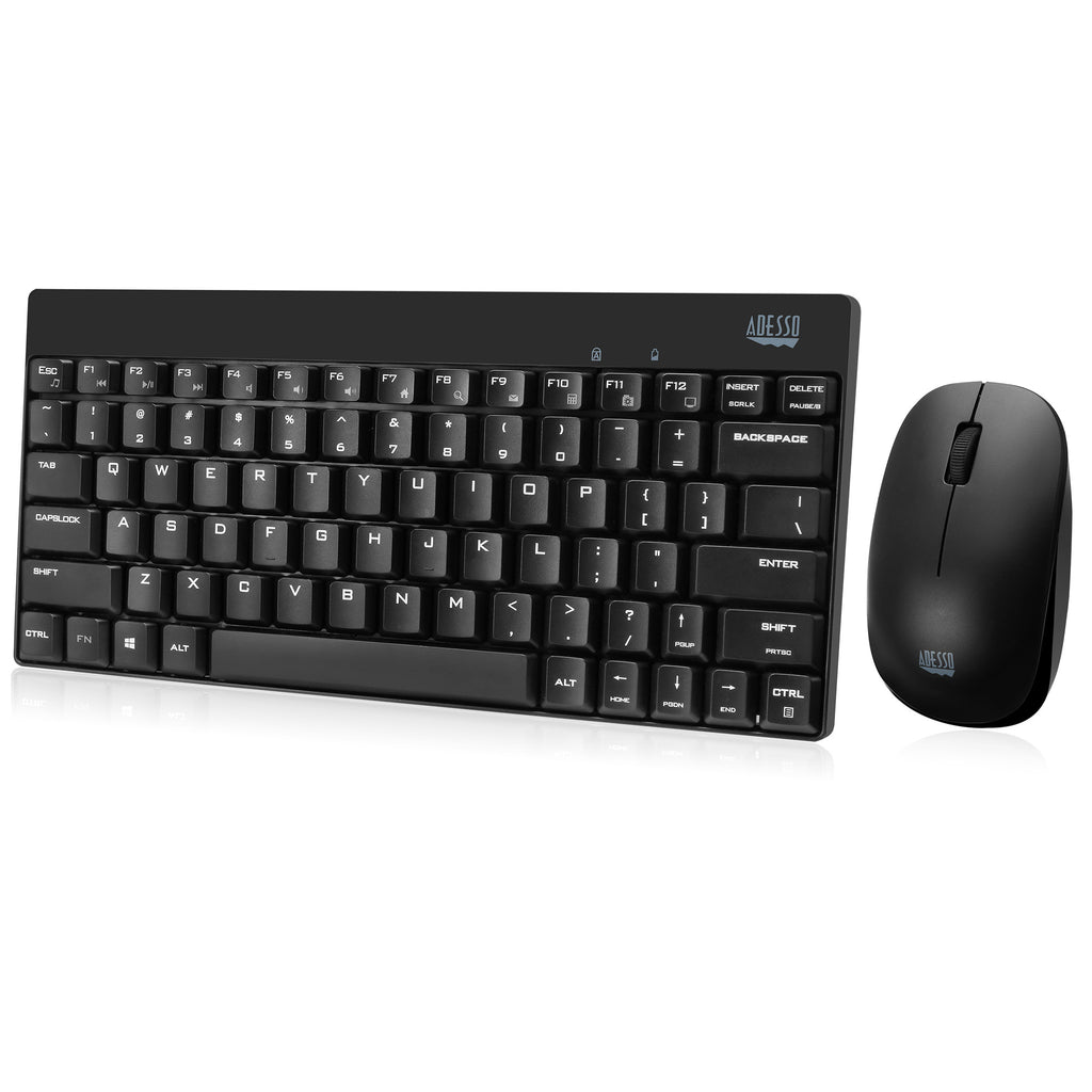 Adesso WKB-1100CB Wireless Mini Keyboard & Mouse Combo
