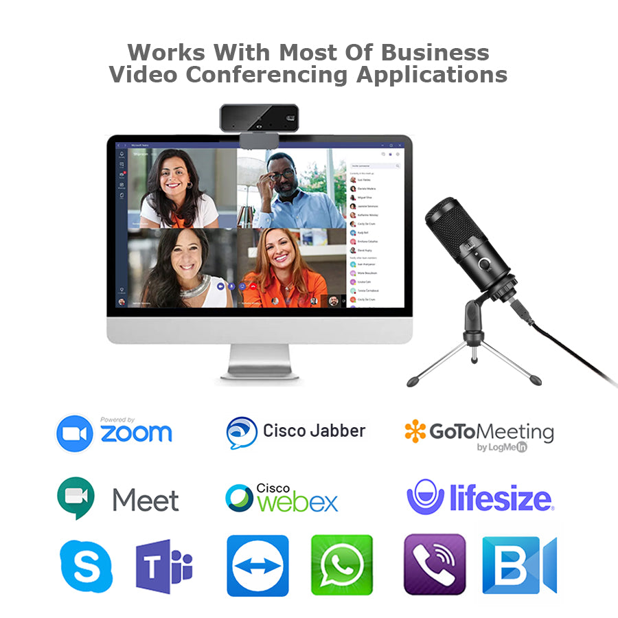 Adesso Xtream M4 USB Cardioid Microphone with Tripod Stand