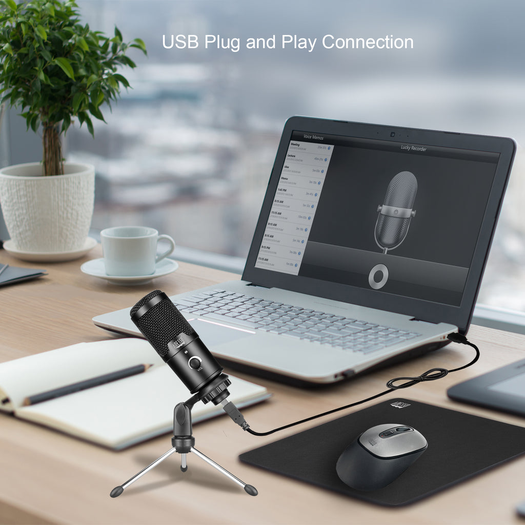 Adesso Xtream M4 USB Cardioid Microphone with Tripod Stand