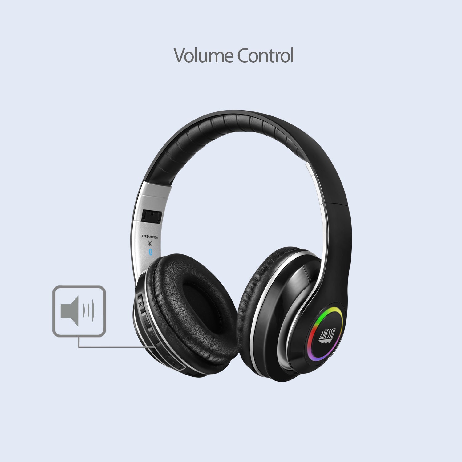Adesso Xtream P500 Bluetooth Stereo Headphones with Microphone