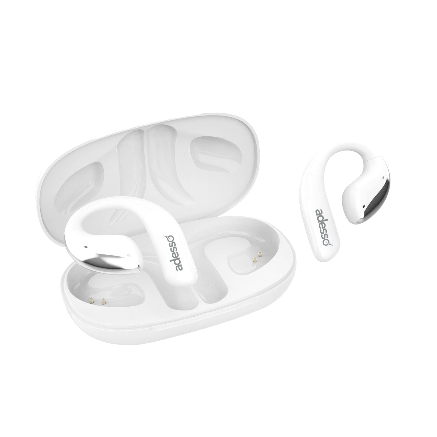 Adesso Xtream T6 Open-Ear Bluetooth Earbuds with Touchscreen Case