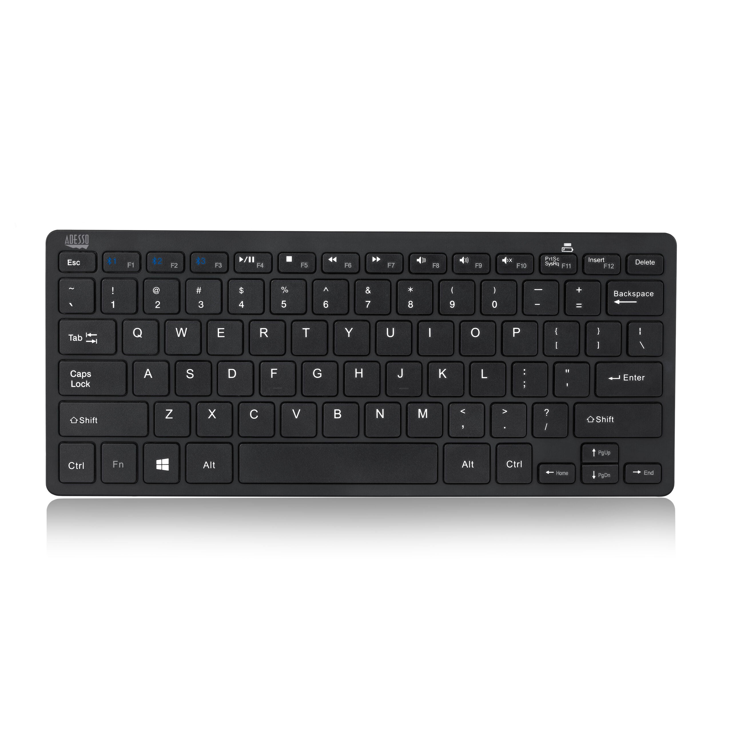 Adesso SlimTouch WKB-1100BB Bluetooth Mini Keyboard