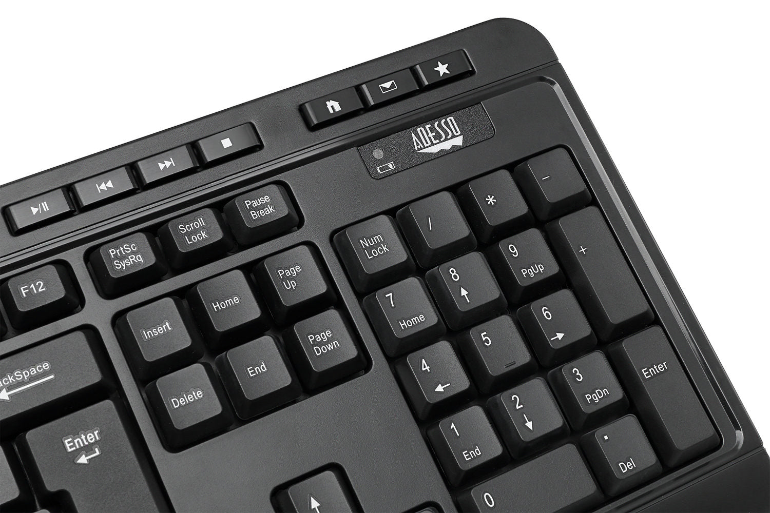 Adesso WKB-1320CB TAA Antimicrobial Wireless Keyboard & Mouse Combo