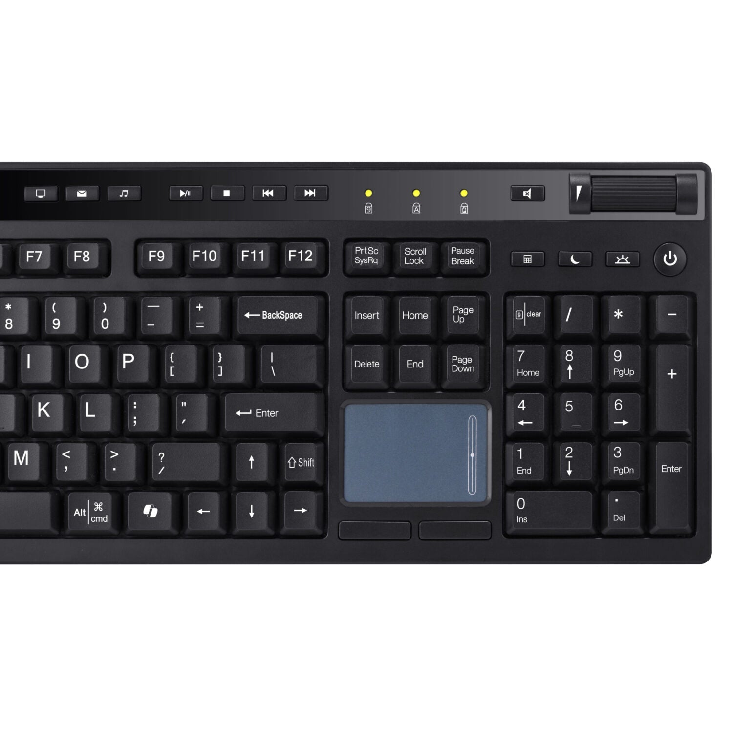 Adesso WKB-4450UB Multi-OS Wireless Keyboard with Integrated Touchpad