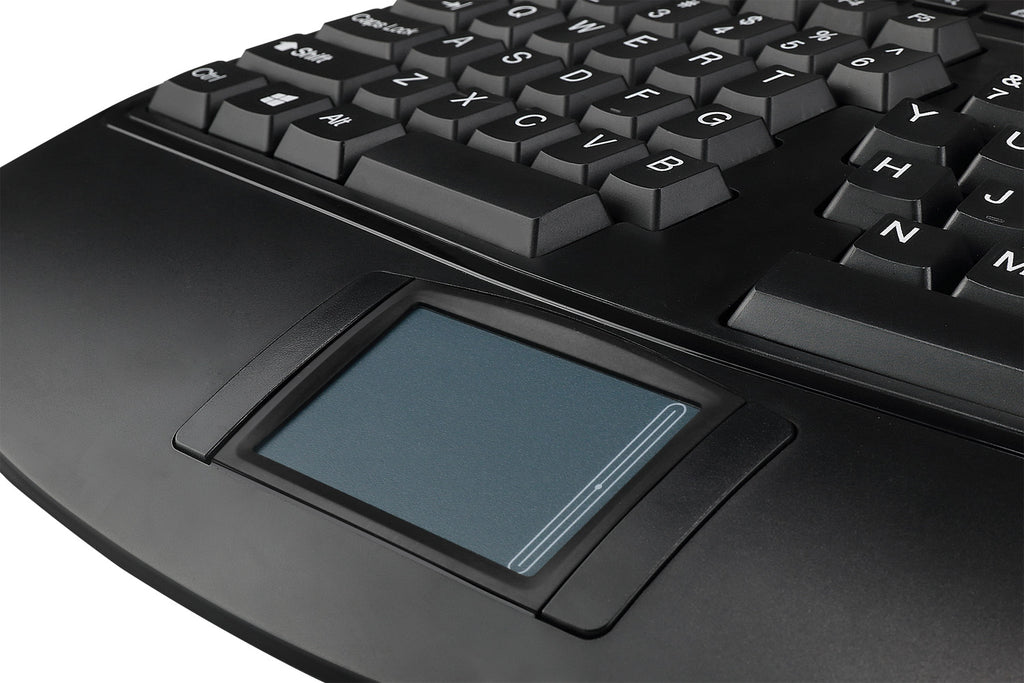Adesso WKB-4500UB Wireless Ergonomic Touchpad Keyboard