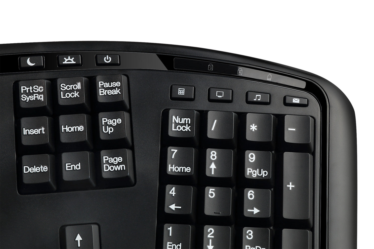 Adesso WKB-4500UB Wireless Ergonomic Touchpad Keyboard