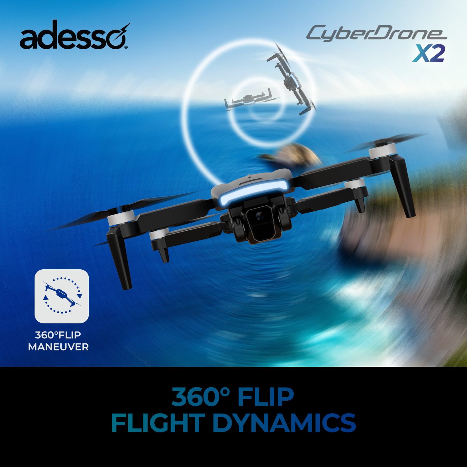 CyberDrone X2 1080P STEM FPV Educational Drone