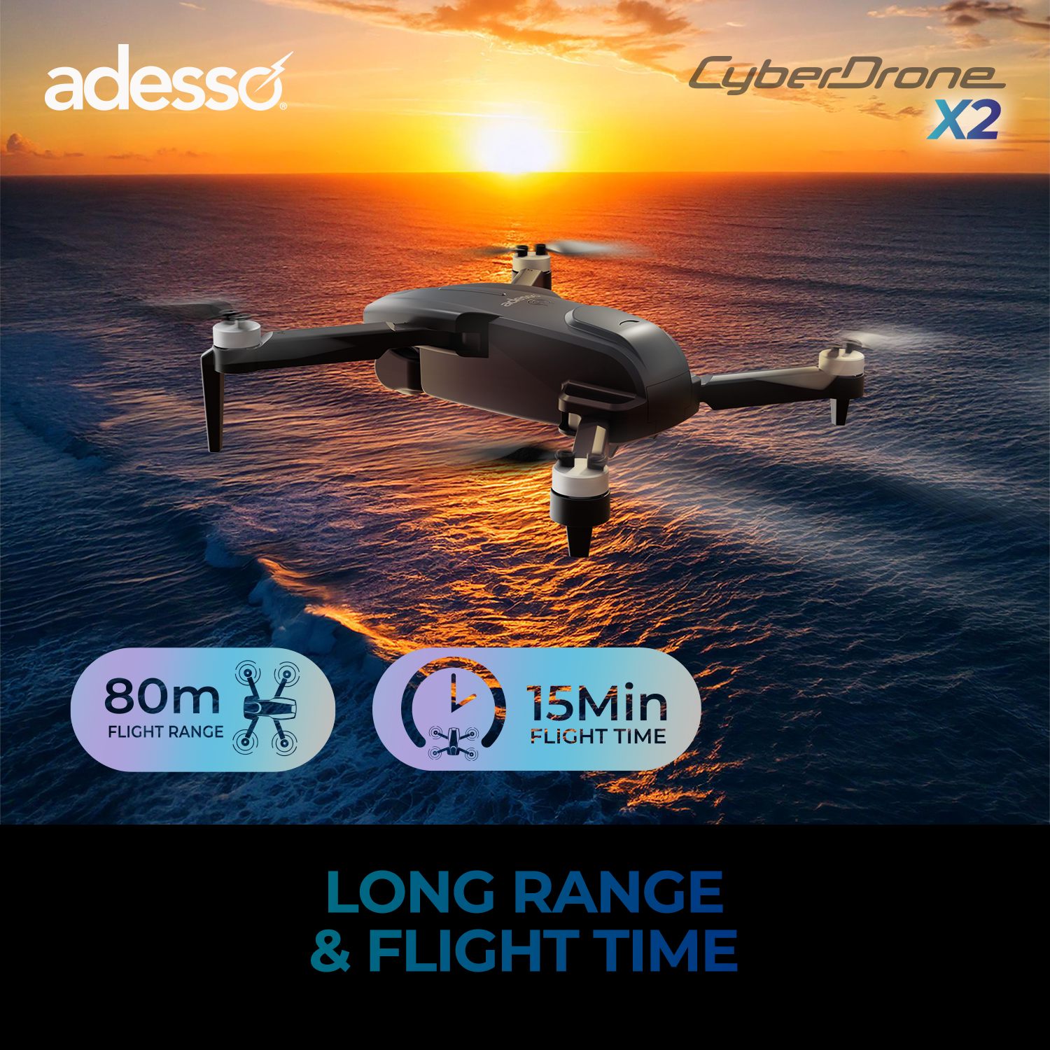 CyberDrone X2 1080P STEM FPV Educational Drone