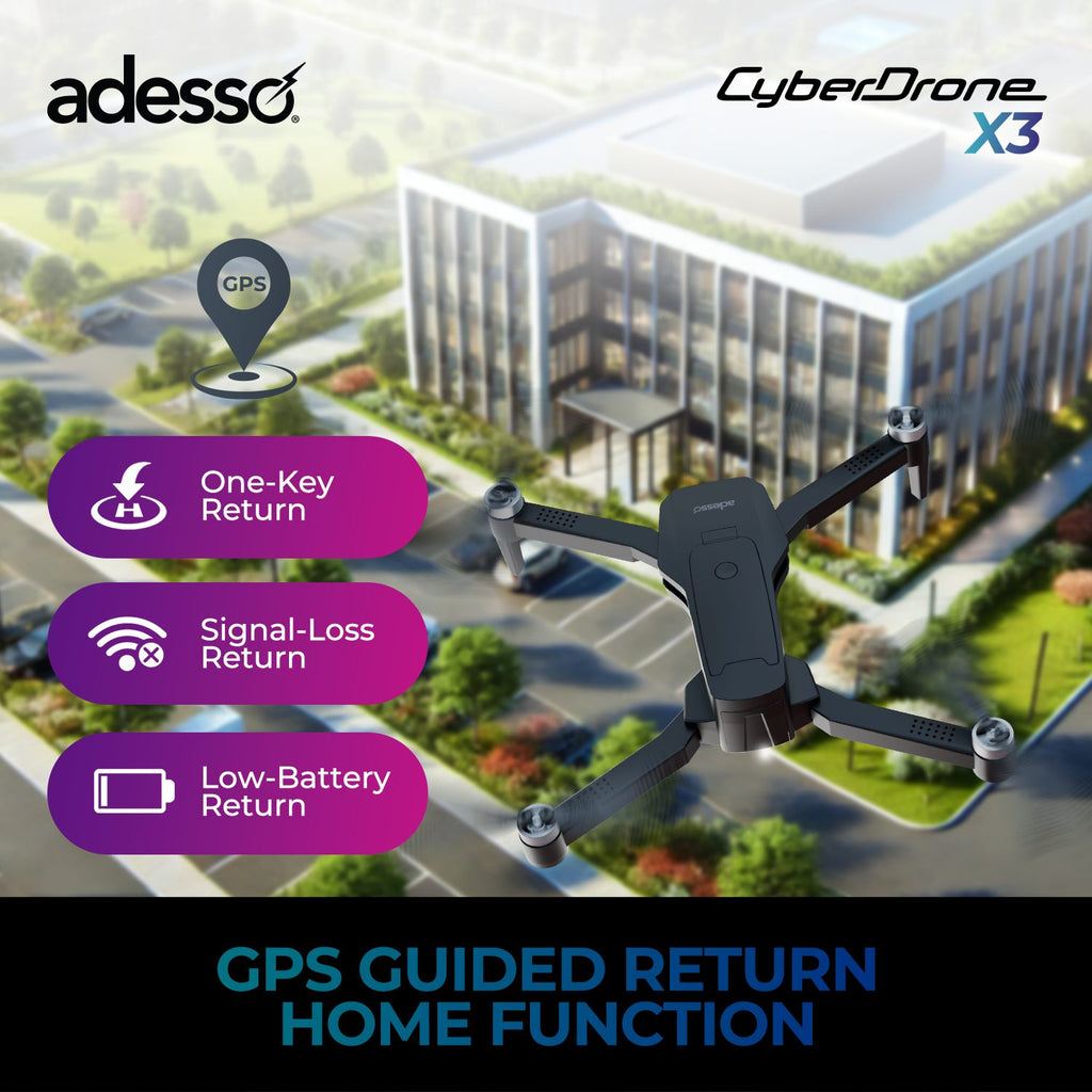 CyberDrone X3 2K GPS STEM Educational Drone