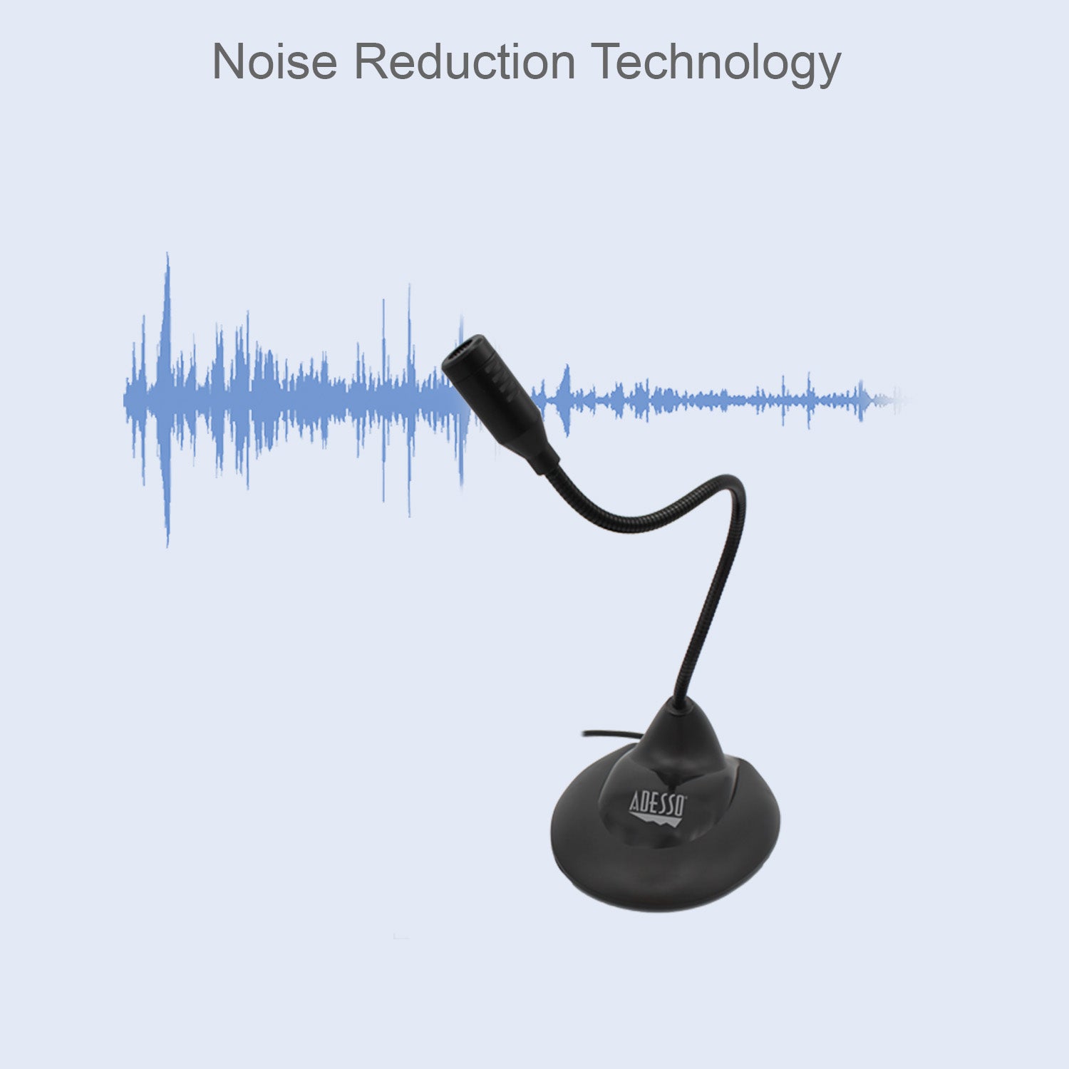 Adesso Xtream M1 USB Gooseneck Desktop Microphone for Classrooms & STEM Learning