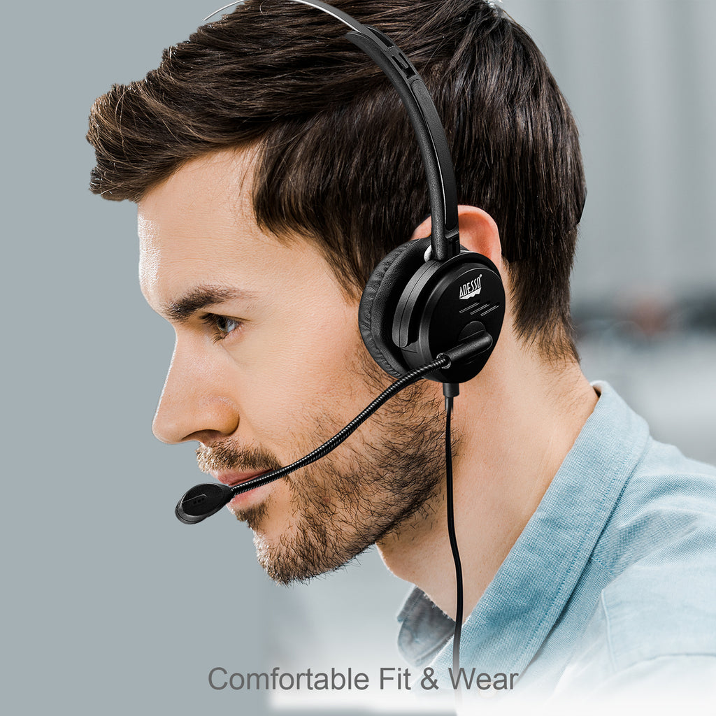 Adesso Xtream P1 USB Single-Sided Headset with Noise-Canceling Microphone