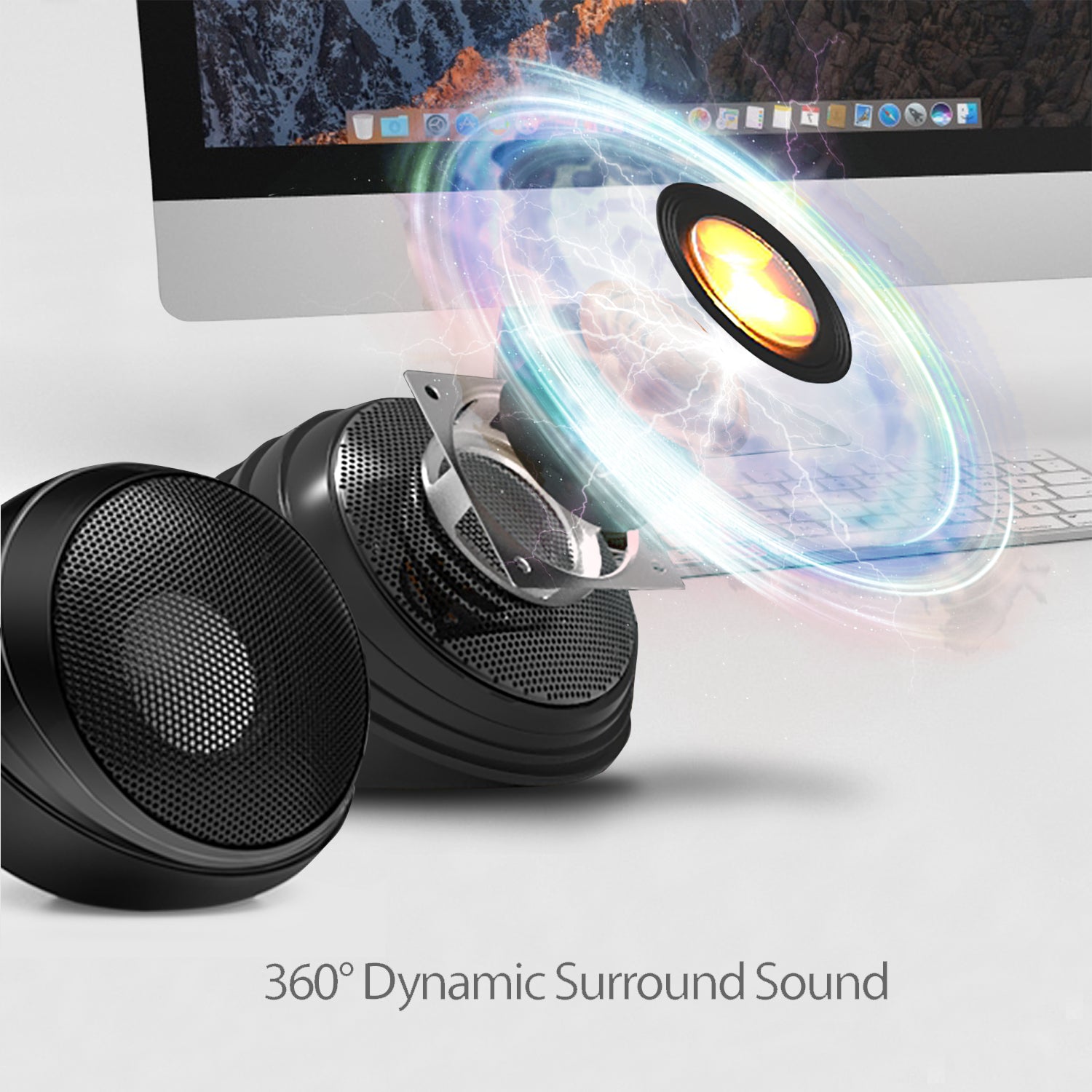 Adesso Xtream S4 USB Stereo Speakers (2-Pack)