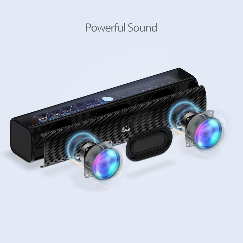 Adesso Xtream S5 USB Sound Bar Speaker for Classrooms