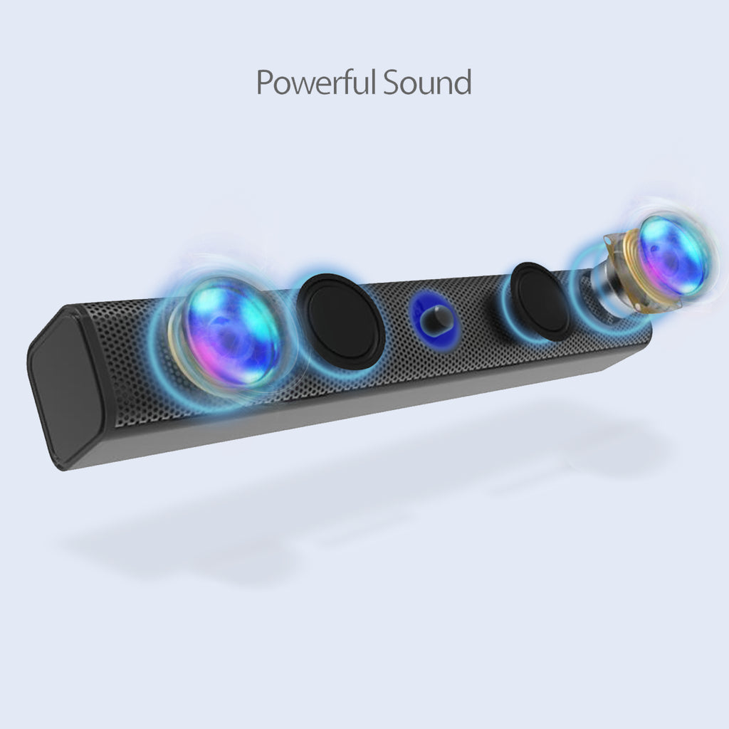 Adesso Xtream S6 Bluetooth & Wired Sound Bar Speaker (10W)