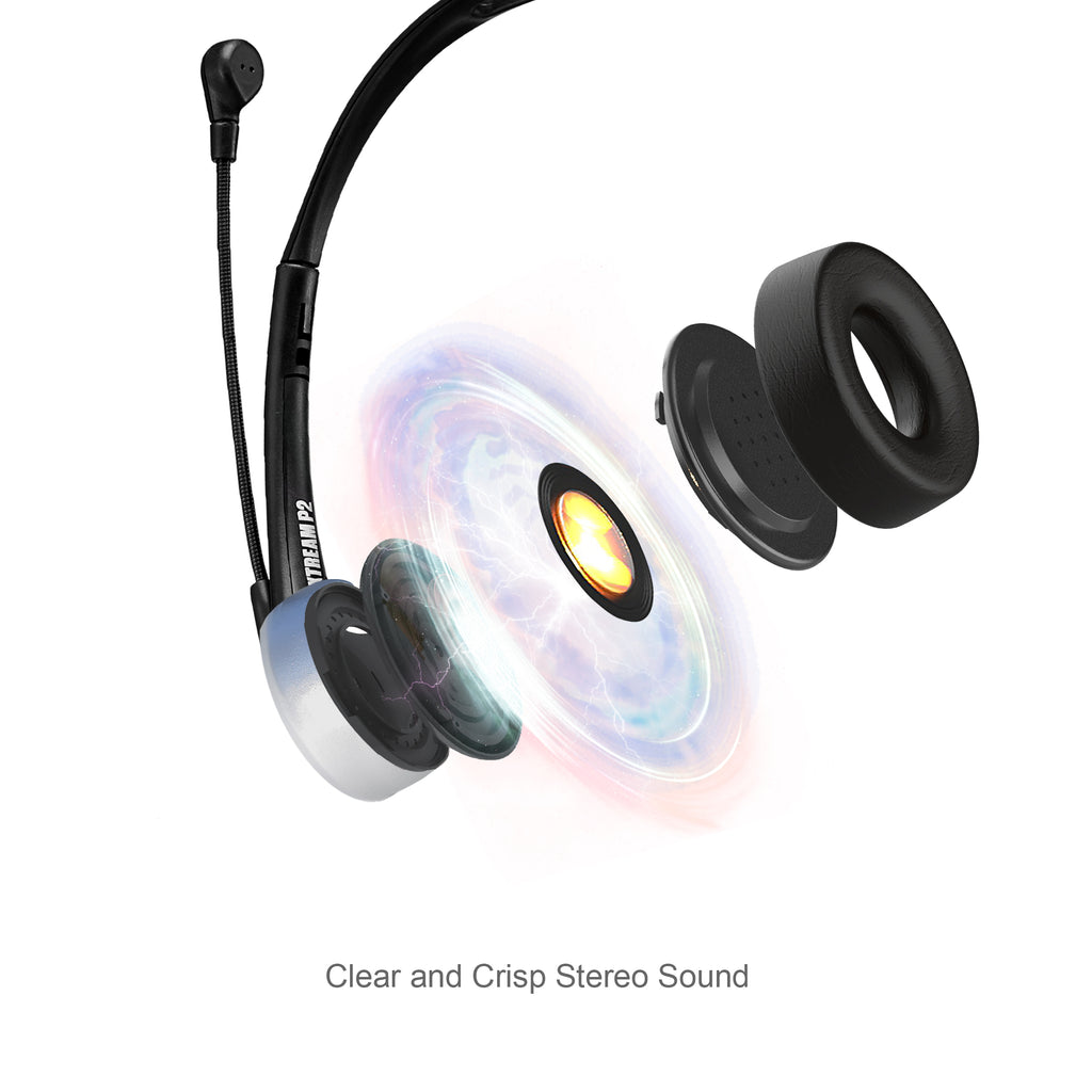 Adesso Xtream P2 USB Stereo Headset with Noise-Canceling Microphone
