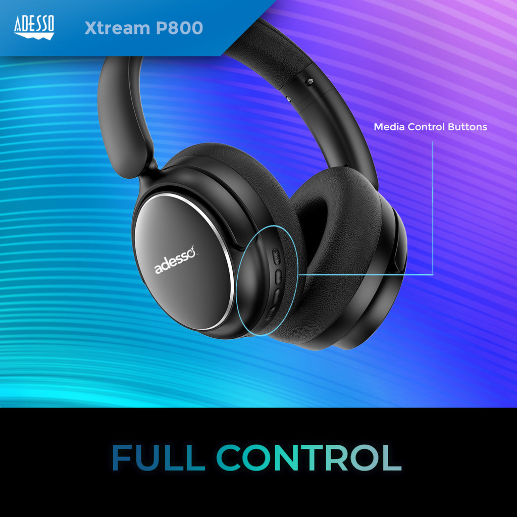 Adesso Xtream P800 Bone-Conduction Bluetooth Headset for Classroom & STEM Learning