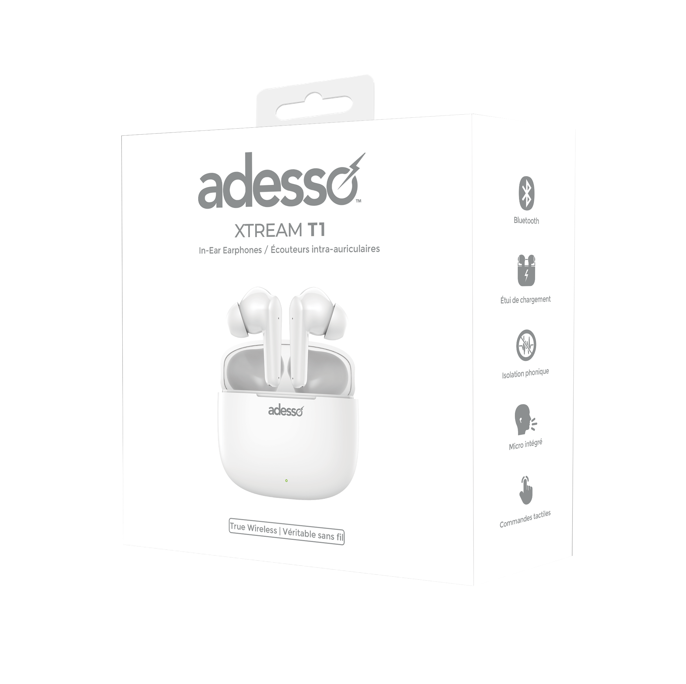 Adesso Xtream T1 Bluetooth Earbuds for Classroom Learning
