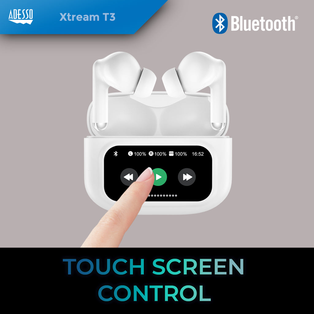 Adesso Xtream T3 ANC Touch Earbuds for Education