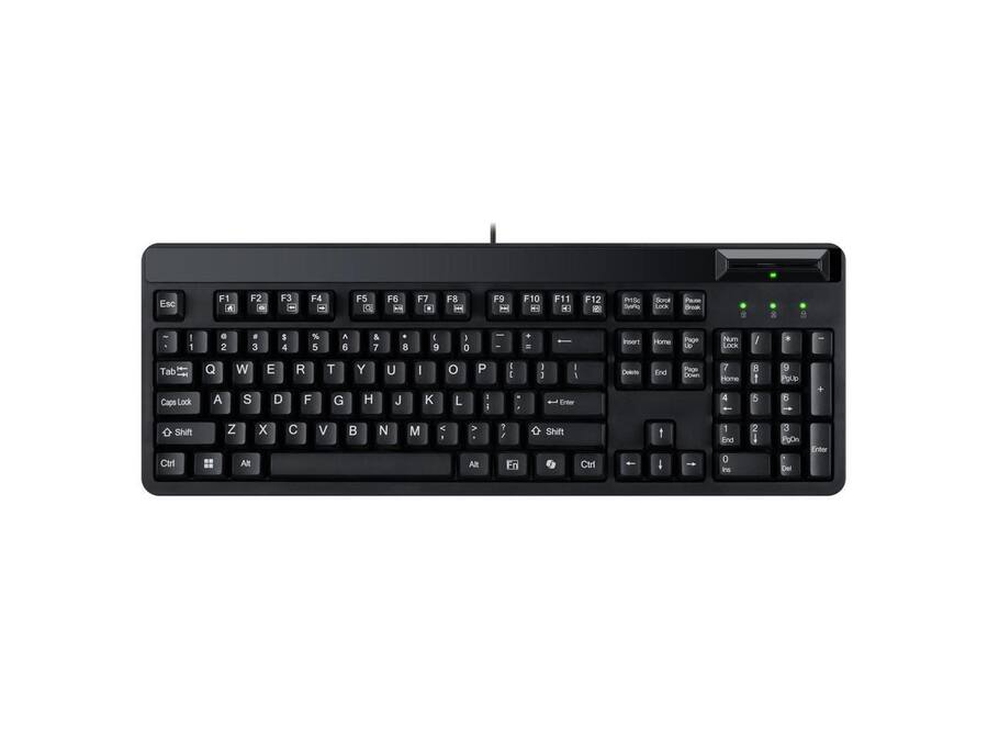 Adesso EasyTouch-130SB Smart Card Keyboard for Classrooms