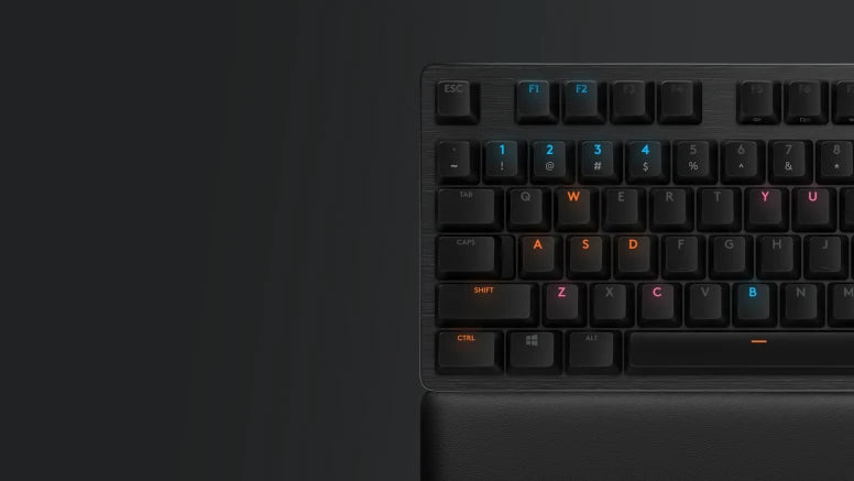 Logitech G513 Carbon RGB Mechanical Gaming Keyboard with GX Brown Tactile Switches