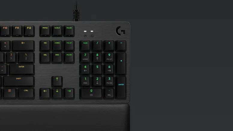 Logitech G513 Carbon RGB Mechanical Gaming Keyboard with GX Brown Tactile Switches