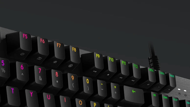Logitech G513 Carbon RGB Mechanical Gaming Keyboard with GX Brown Tactile Switches