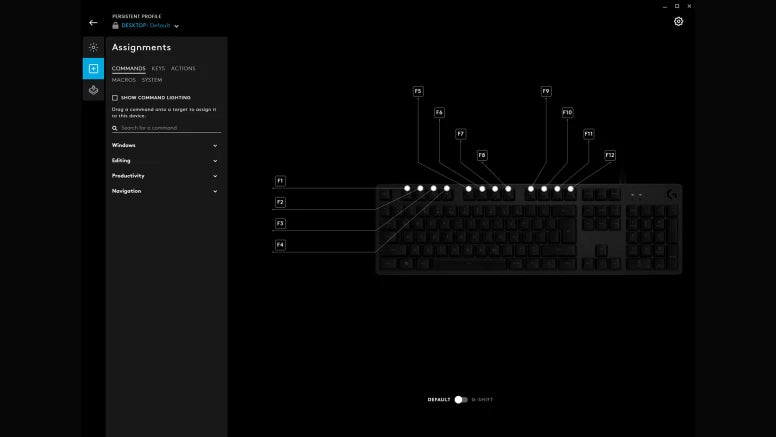 Logitech G513 Carbon RGB Mechanical Gaming Keyboard with GX Brown Tactile Switches