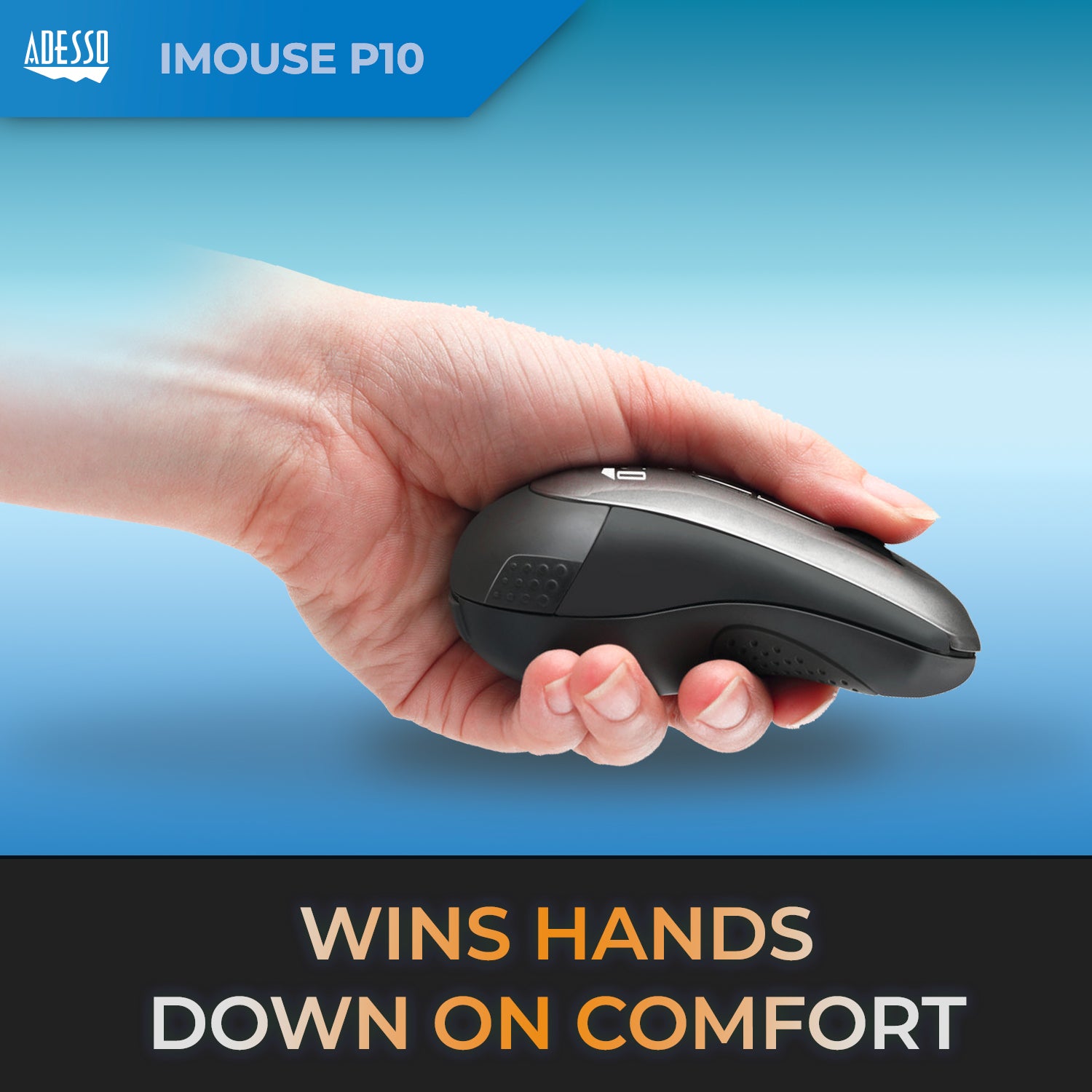 Adesso iMouse P10 Air Mouse Mobile Wireless Presentation Mouse