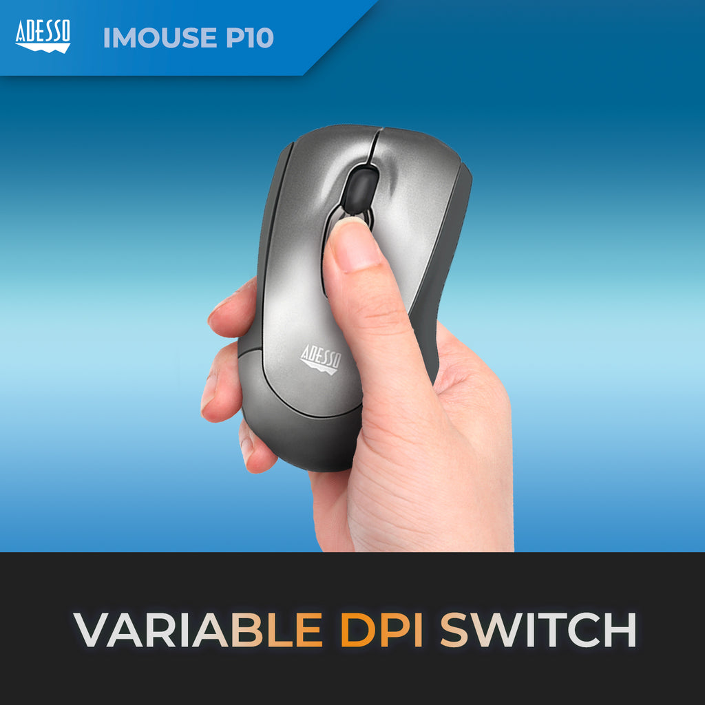 Adesso iMouse P10 Air Mouse Mobile Wireless Presentation Mouse