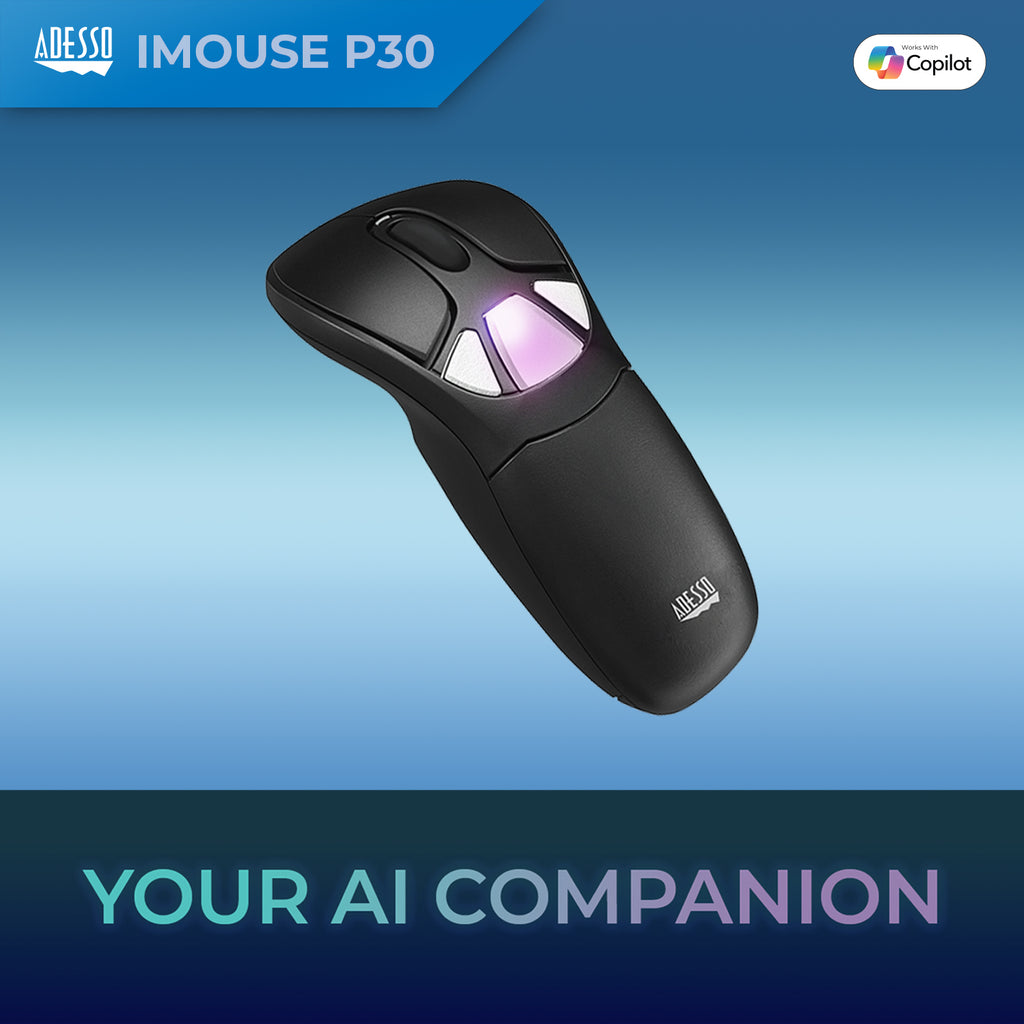 Adesso iMouse P30 Air Mouse Go Plus Wireless Presentation Mouse