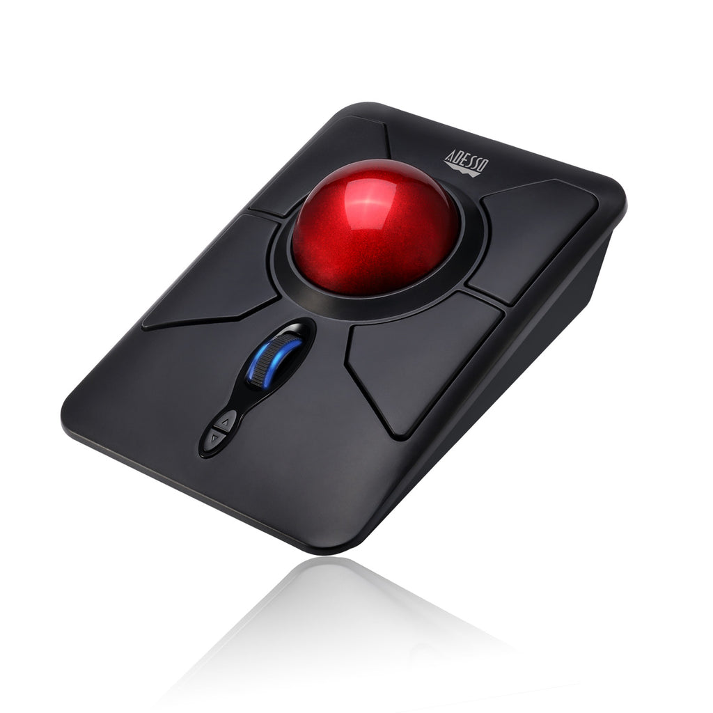 Adesso iMouse T50 Wireless Programmable Ergonomic Trackball Mouse