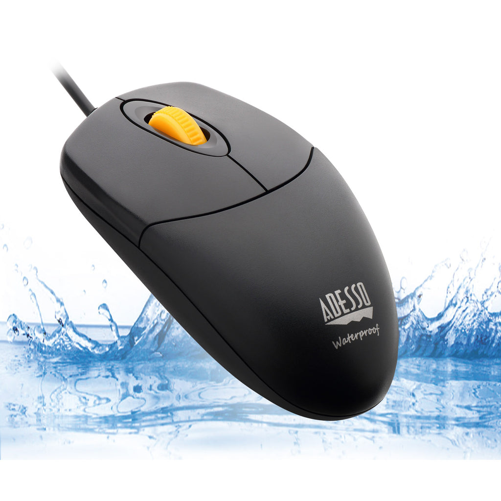 Adesso iMouse W3 Waterproof Antimicrobial USB Mouse (IP67)