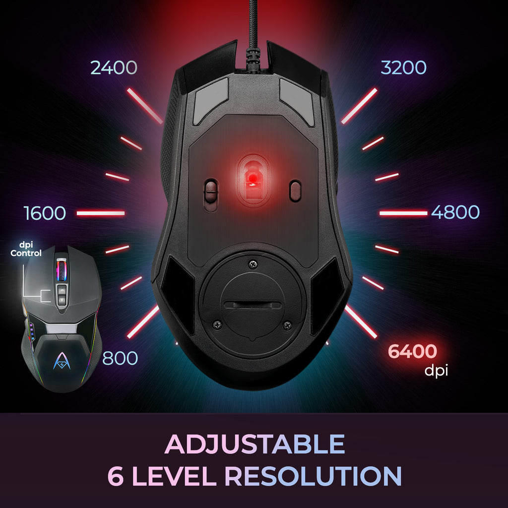 Adesso iMouse X5 RGB Illuminated Gaming Mouse