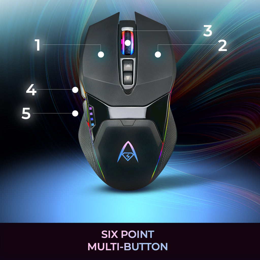 Adesso iMouse X5 RGB Illuminated Gaming Mouse