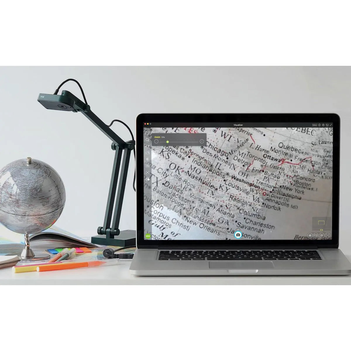 IPEVO V4K Ultra HD USB Document Camera - Green