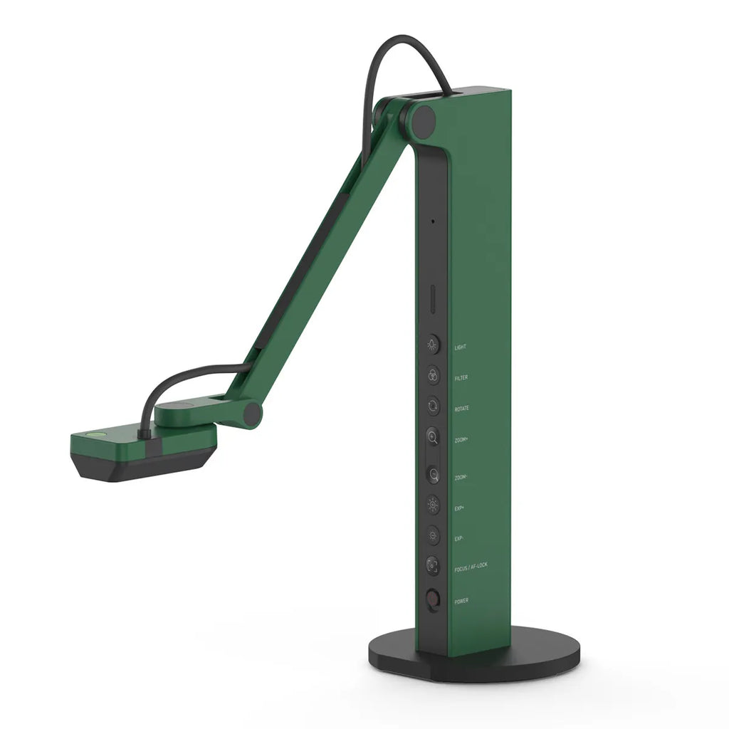 IPEVO VZ-R HDMI/USB Dual Mode 8MP Document Camera – Emerald Green