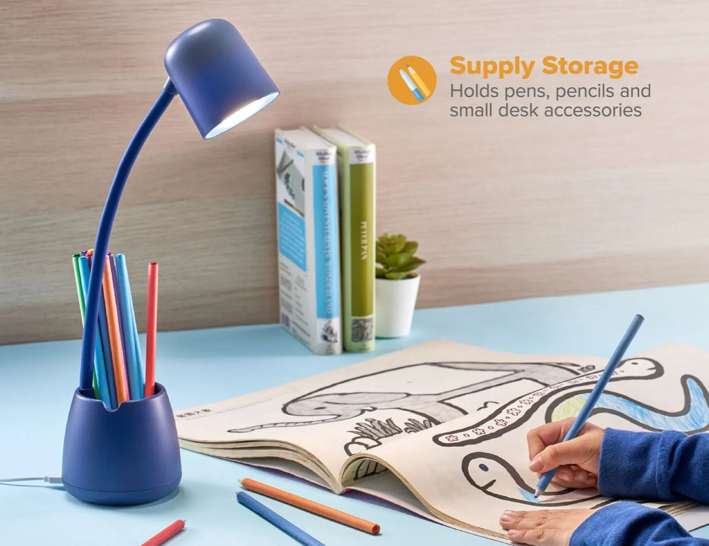 Bostitch Office Dimmable LED Desk Lamp with Storage Cup