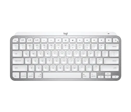 Logitech MX Keys Mini for Mac Wireless Keyboard - Pale Grey