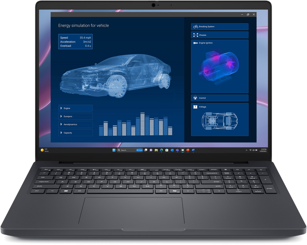 Dell Pro Max 16 Laptop with AMD Ryzen AI 5 PRO 340 | 16GB RAM | 256GB SSD | 16" FHD+