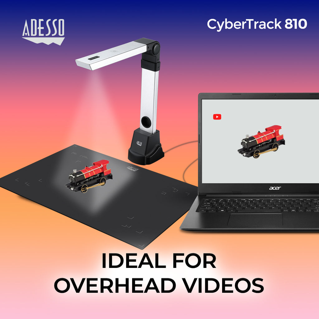 Adesso CyberTrack 810 8MP Document Camera & Visual Presenter