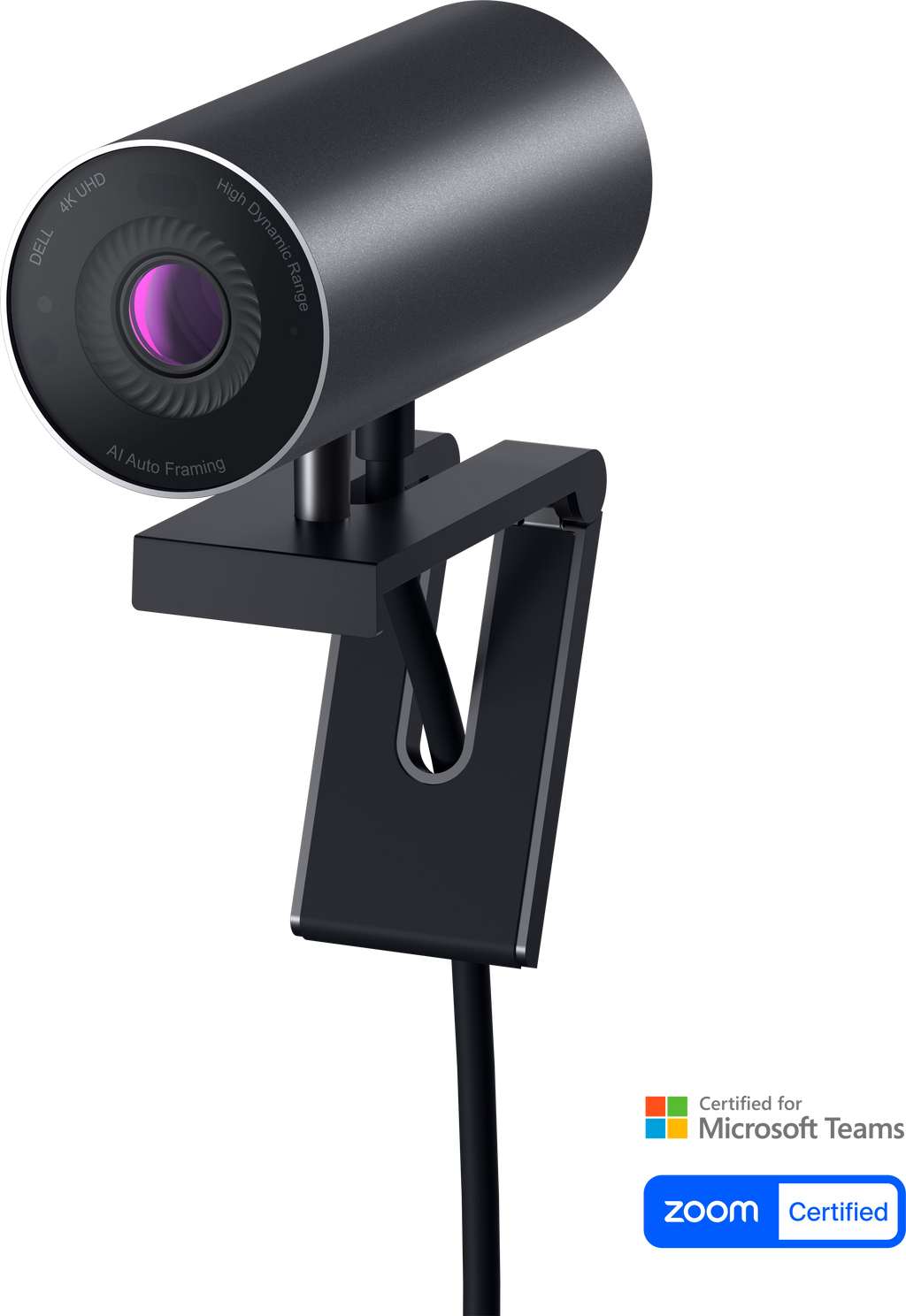 Dell UltraSharp WB7022 4K UHD AI Webcam