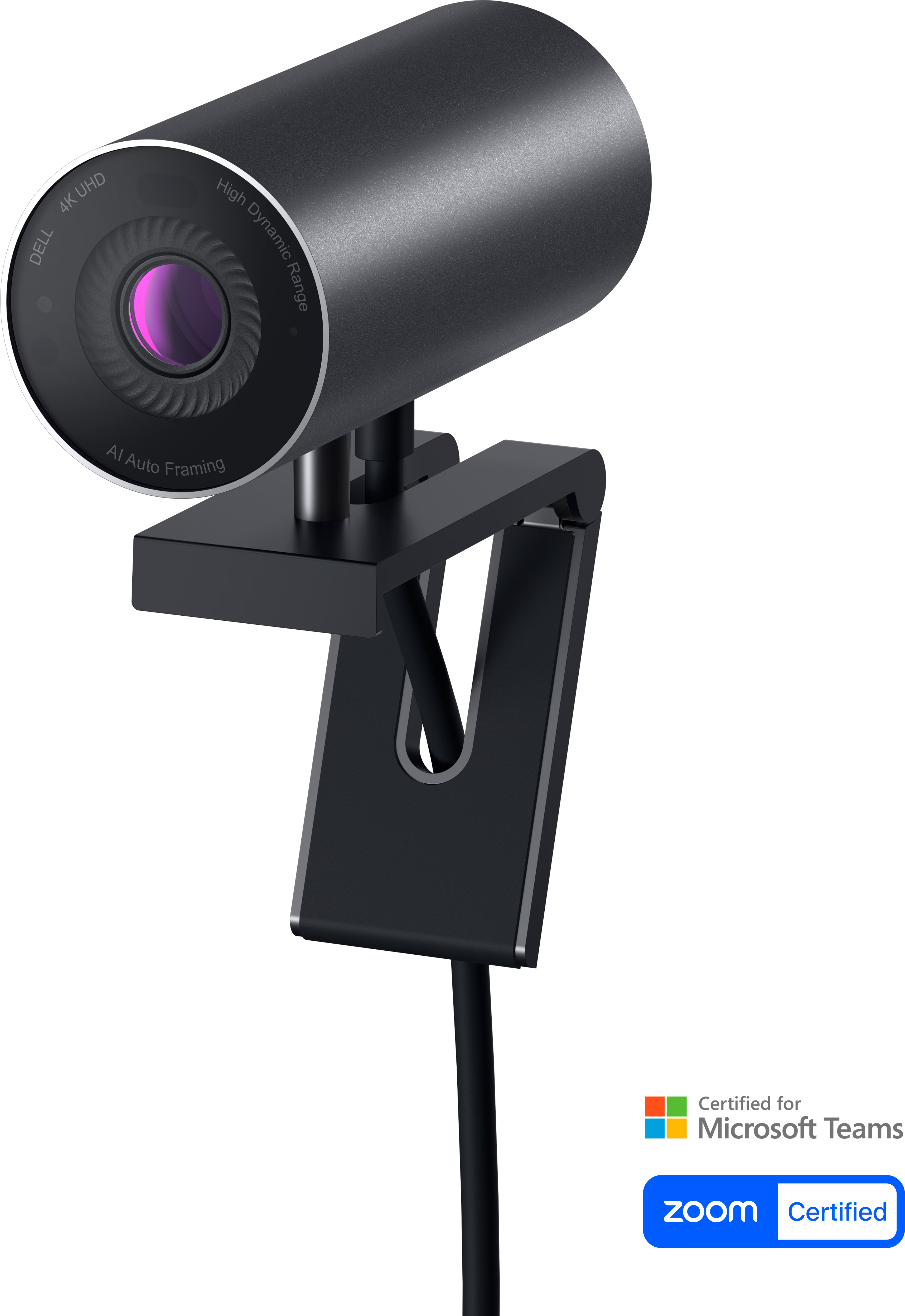 Dell UltraSharp WB7022 4K UHD AI Webcam